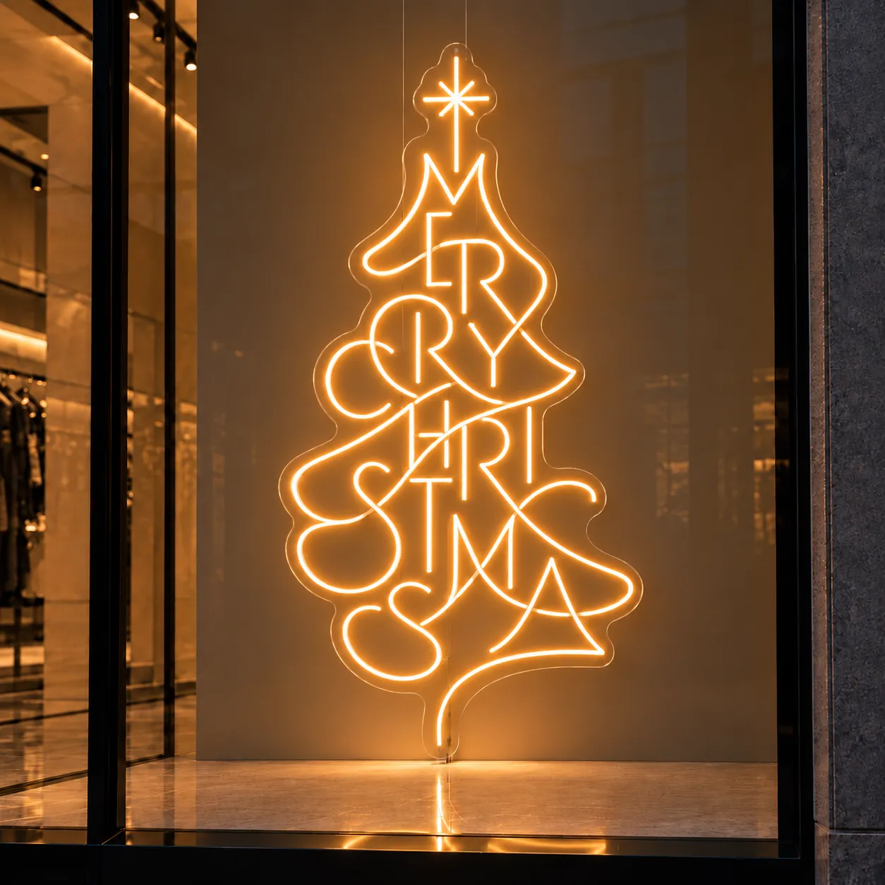 Sapin de Noël — Le néon 1