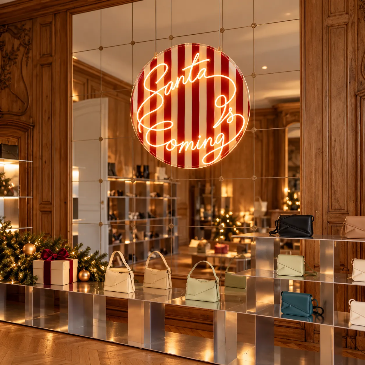 Santa Is Coming — En vitrine 3