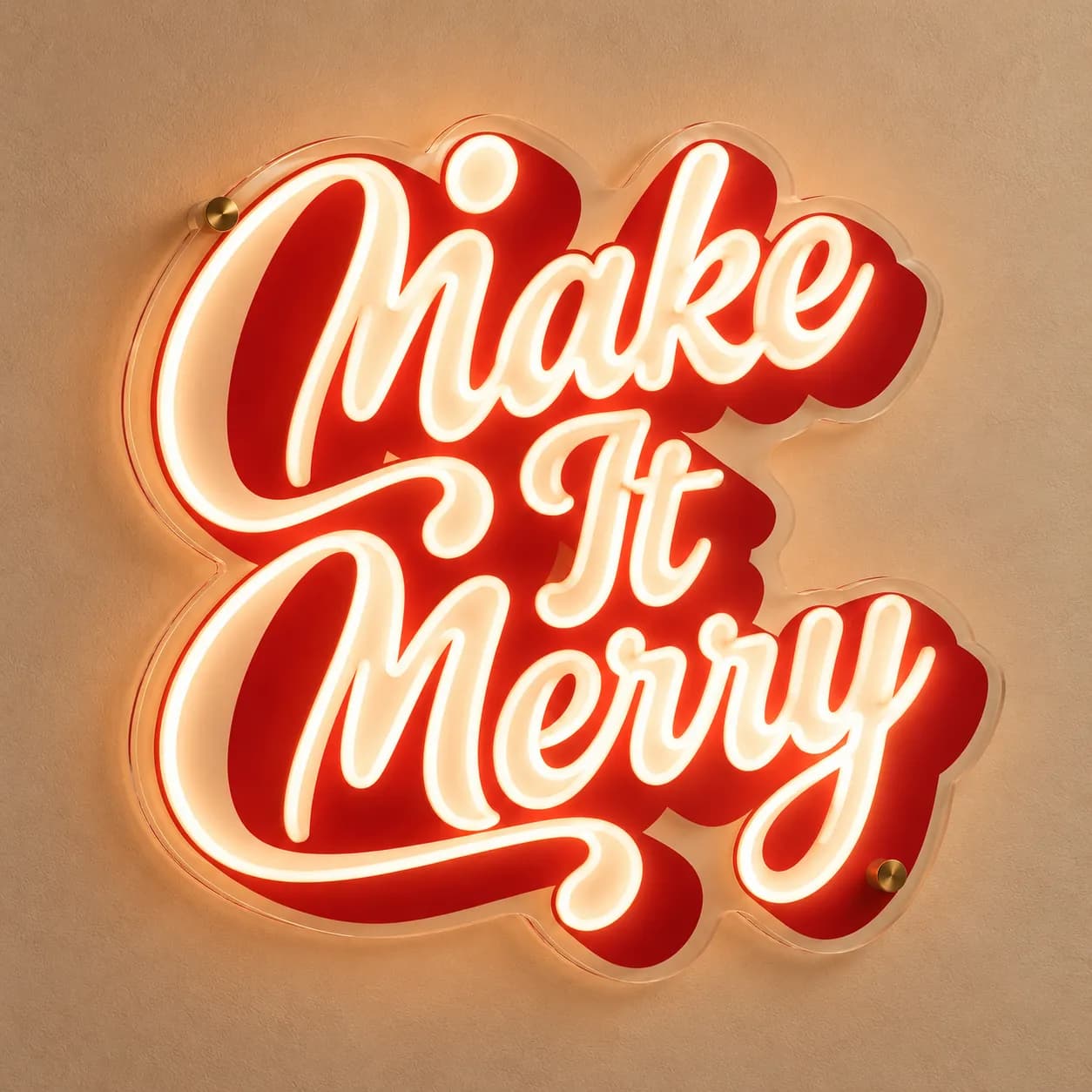 Make It Merry — Le néon 1